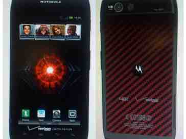 Leaked images out limited edition Motorola DROID RAZR for Verizon employees