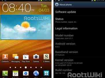 Samsung Galaxy Note Ice Cream Sandwich update leaks out