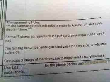 Sprint Galaxy Nexus again rumored to be landing April 22nd