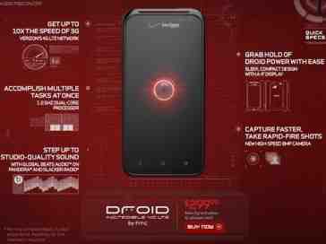 HTC DROID Incredible 4G LTE pops up on Verizon's DROID Does website