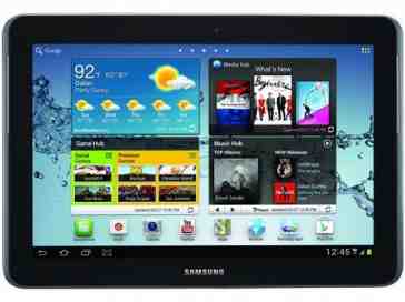 Samsung Galaxy Tab 2 10.1 pre-orders kick off, pricing set at $399.99 for 16GB model