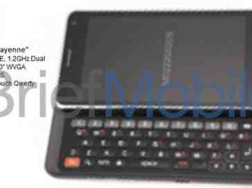 LS LS860 appears in leaked image with sliding QWERTY keyboard, Sprint 4G LTE