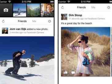 Facebook Camera app for iPhone debuts with filters, ability to post multiple photos at once