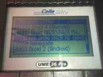 Motorola DROID RAZR HD pops up in Cellebrite with XT926 model number