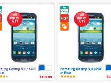 New Verizon Samsung Galaxy S III pre-orders to ship by July 11