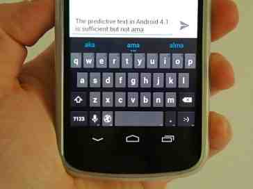 The predictive keyboard in Jelly Bean is great, but SwiftKey 3 is better