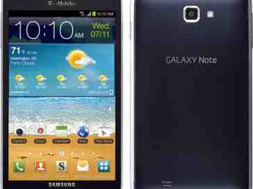 Samsung Galaxy Note heading to T-Mobile on August 8 for $249.99