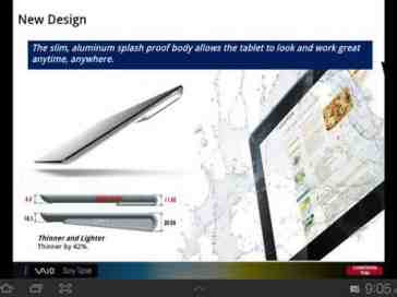 Sony Xperia Tablet detailed in leaked slides, said to feature Tegra 3 and several accessories