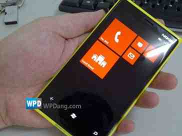 Mysterious Nokia prototype device photographed with new Windows Phone start screen