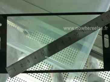 Purported Samsung Galaxy Note II front panel shown in leaked image