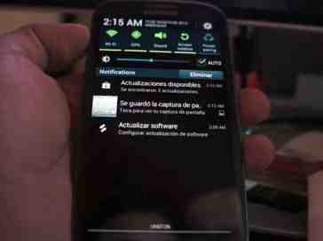 Samsung Galaxy S III shown on video with Android 4.1 Jelly Bean update