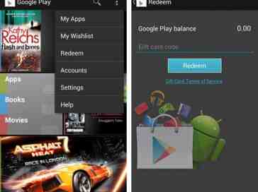 Google Play app hints at upcoming gift card support, physical cards get photographed