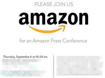 Amazon schedules press conference for September 6