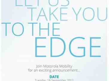 Motorola and Intel hosting an event in London on September 18