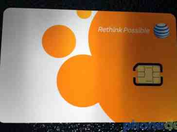 AT&T nano-SIM card for iPhone 5 caught on camera