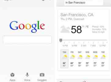 Google updates iOS Search app with improved voice search and support for the iPhone 5's screen