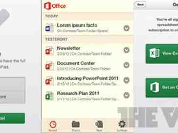 Microsoft Office for iOS and Android reportedly due in early 2013