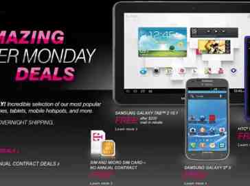 T-Mobile Cyber Monday deals include free HTC 8X, discounted Samsung Galaxy S III and Note II