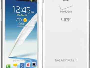 Verizon Samsung Galaxy Note II arriving in stores on November 29