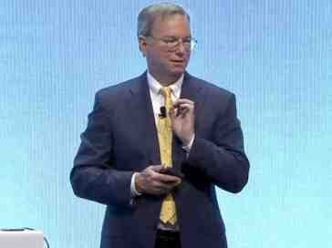 Eric Schmidt touches on the battle between Android and iOS, says Google is 