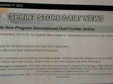 Sprint says Upgrade Now program is 