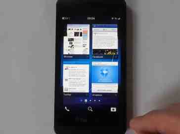 New BlackBerry Z10 video offers lengthy preview of the unannounced device