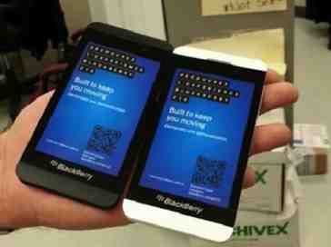 BlackBerry Z10 leaks continue to trickle out with black and white dummy units, new renders