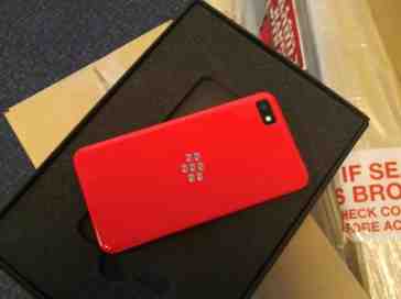 Limited edition red BlackBerry Z10 unveiled alongside keyboard-equipped Dev Alpha C