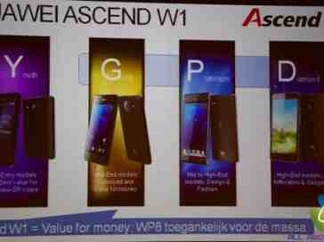 Leaked Huawei presentation slide hints at plans for different tiers of Windows Phone models