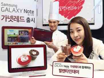 Samsung Galaxy Note 10.1 LTE given new Garnet Red paint job