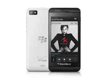 Verizon BlackBerry Z10 launching in both black and white on March 28, pre-orders begin March 14