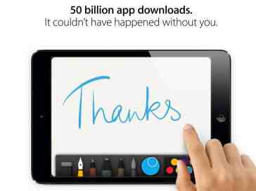 Apple's App Store officially crosses the 50 billion download mark