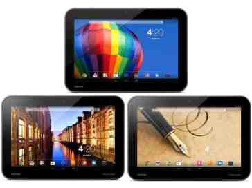Toshiba intros quad-core Excite Pure, Excite Pro and Excite Write tablets with Jelly Bean