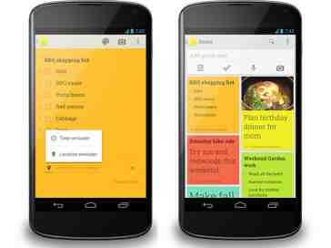 Google Keep update brings reminders and other improvements, Chrome for Android also updated