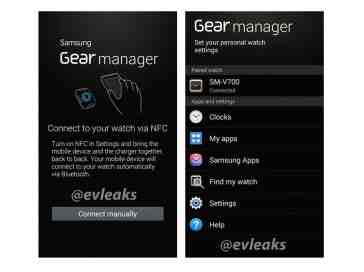 Screenshots of 'Samsung Gear Manager' app leak out ahead of smartwatch's Sept. 4 debut