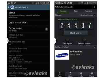 Latest Samsung Galaxy Note III leak includes 'alleged' screenshots and spec details