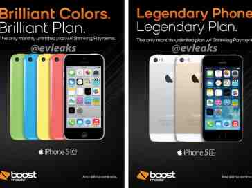 iPhone 5s and iPhone 5c tipped to be arriving at Boost Mobile soon