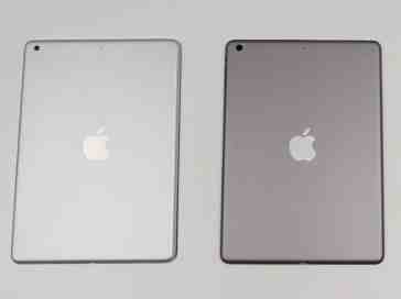 Space gray iPad 5 shell handled on video