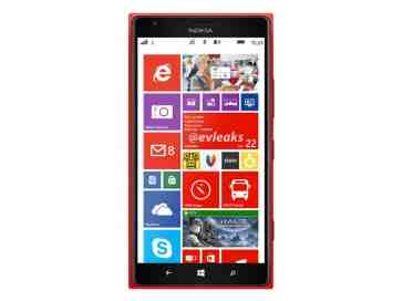 Red Nokia Lumia 1520 shows its face in leaked press render