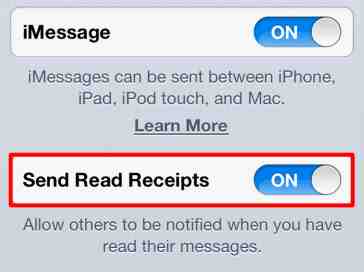 I hate the read receipt, and I think I always will
