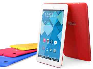Alcatel One Touch Pop Android tablet leaks with 7-inch display, colorful rear covers
