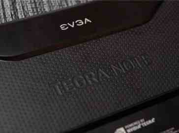 How does the EVGA Tegra Note 7 compare to the Samsung Galaxy Note 8?