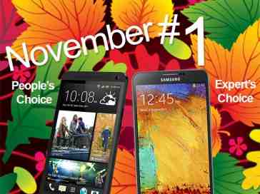 HTC One and Galaxy Note 3 top the charts in November 2013