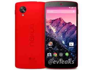 Red Nexus 5 shown off in press image leak
