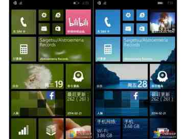 Windows Phone 8.1 screenshot leak shows support for Start screen background images