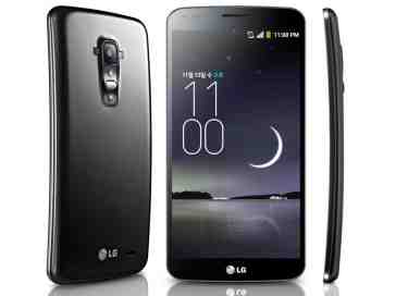 LG G Flex ad highlights curved design using bearded hand