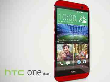 Red HTC One (M8) officially shown off using 3D render