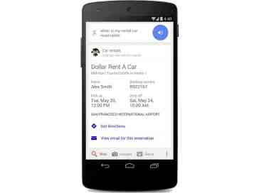Google Search app can now remind you of rental car reservation info
