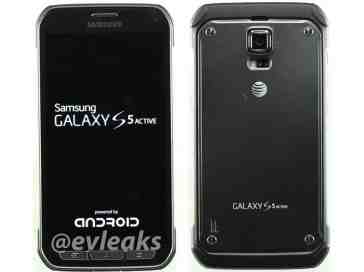 AT&T's Samsung Galaxy S5 Active appears in clear images