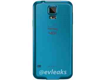 Verizon's Electric Blue Samsung Galaxy S5 shown in leaked render